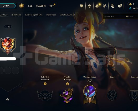 UNRANKED FRESH 35 SKİN NİCK CHANGE DERECELİ HAZIR