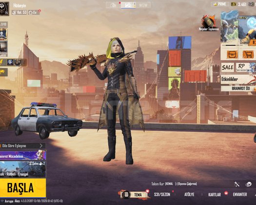 Uyguna PUBG hesabı