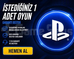 İstediğiniz 1 Adet Playstation Oyunu + Garanti