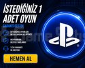 İstediğiniz 1 Adet Playstation Oyunu + Garanti