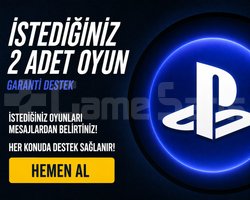 İstediğiniz 2 Adet Playstation Oyunu + Garanti