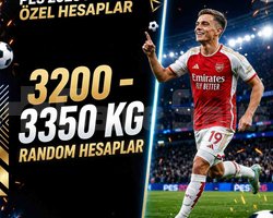 MAİL DEĞİŞEN - Efootball 3200-3350 KG Hesap