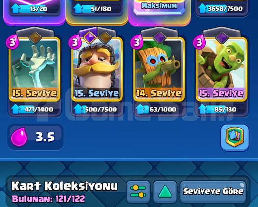 EFSANE CLASH ROYAL HESABI 100 k kupa