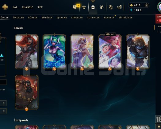TR | 827 KOSTÜM 107K ÖZ 471 LVL EFSANE MAİL HESAP