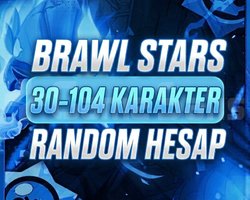 BRAWL STARS 30-104 KARAKTER - MAİL DEĞİŞEN