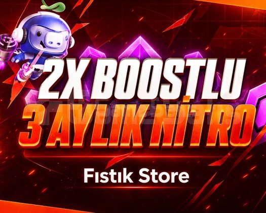 DİSCORD -3 Aylık Nitro -2x Boost