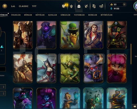 TR + 122 LEVEL + 42 KOSTÜM + UNRANKED + MAİL!