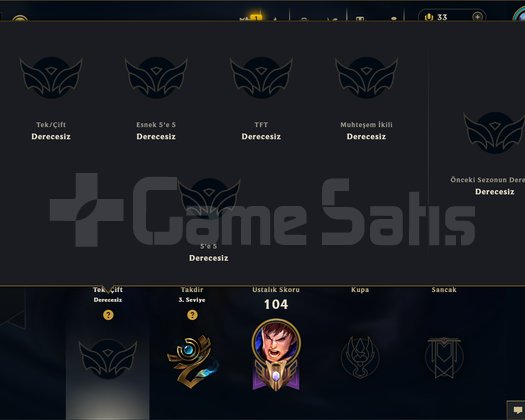 TR + 122 LEVEL + 42 KOSTÜM + UNRANKED + MAİL!