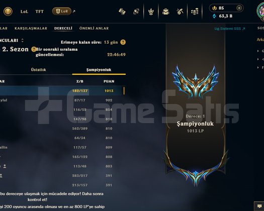 TR RANK1 / EUW CHALLENGERDAN ELOBOOST