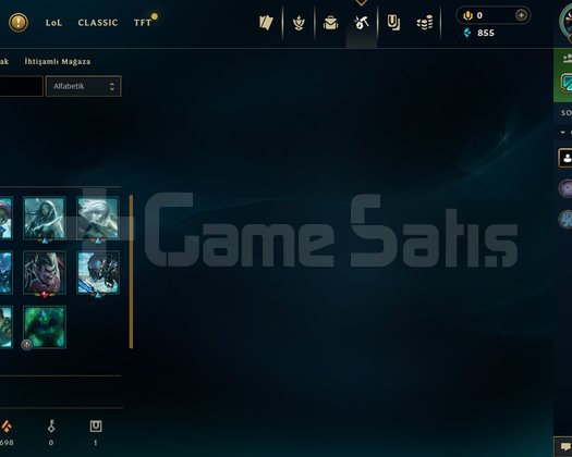 EUW ZUMRUT 1 41 LEVEL 60 KARAKTER HESAP