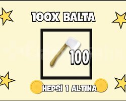 100 adet balta
