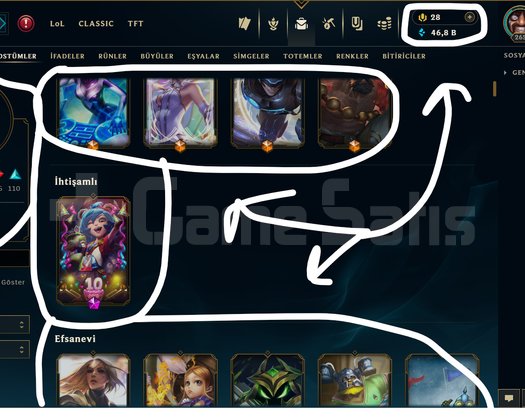 TR / 265 LEVEL / 379 SKİN / FUL HERO +MAİL+TEL