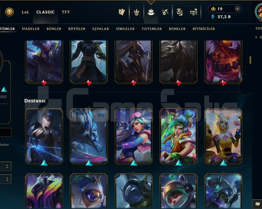 294 LEVEL / 350 SKİN / FUL HERO +MAİL +16K SATIŞ