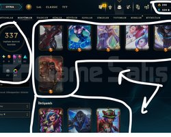406 LEVEL / 337 SKİN / 171 HERO +MAİL +16K SATIŞ