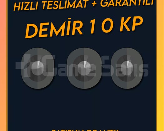 TR - DEMİR 1 0KP - MAİL DEĞİŞEN - ULTRA DÜŞÜK MMR!