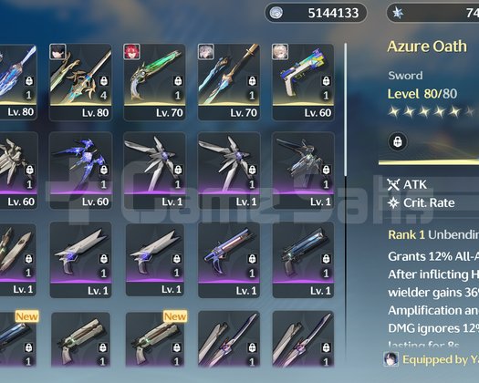 UL 51 | 11x5 | Cartethya + BiS, Yangyang S1 + BiS