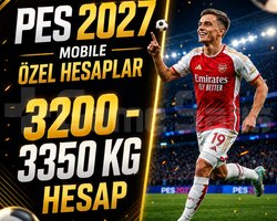 MAİL DEĞİŞEN - Efootball 3200-3350 KG Hesap