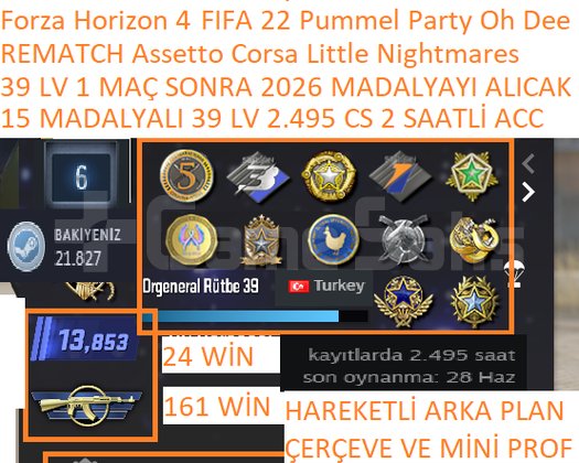 15 MADALYALI 39 LV 2.495 CS 2 SAATLİ Forza Horizon