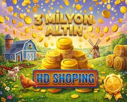 3 Milyon Altın +40 level