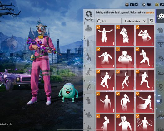 KUZGUN ZIRH 3 LVL ÇİFT M416 EMOJİ HARİKASI H