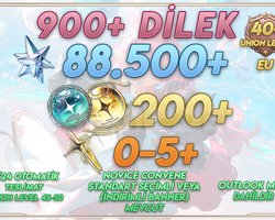 EU UL45+ | 900+ Wish 88500+ Astrite + 200 Tides
