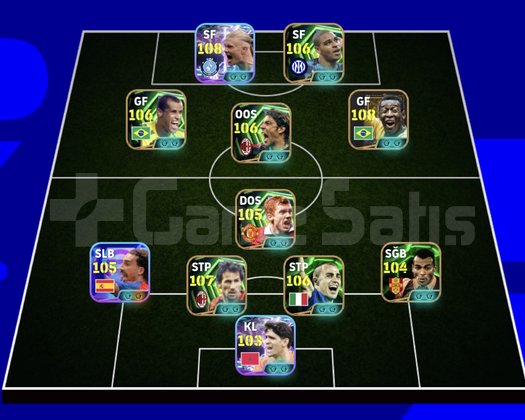 KG 3262 5 BOMBACI+HALAND+PELE+RİVALDO+TALİSCA
