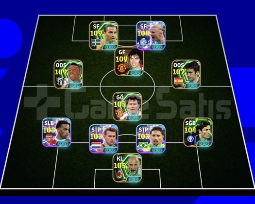 KG 3273 5 BOMBACI+HALAND+BEST+ZLATAN+PELE+RAUL