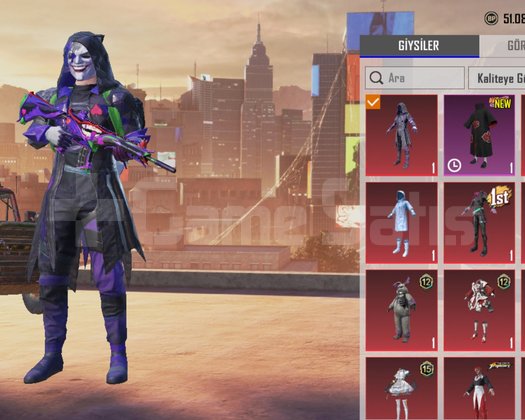 M416 MASKARA 7 SV + UMP45 7 SEVİYE + FULL SETT