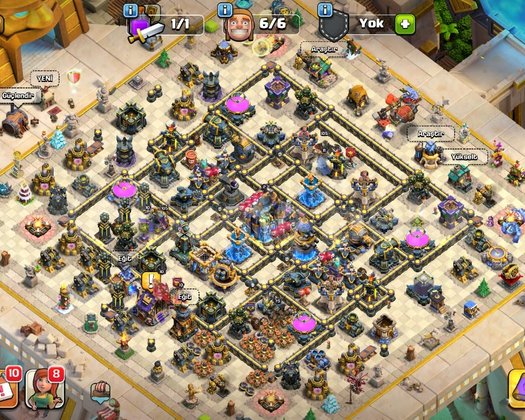 CLASH OF CLANS 276 SEVİYE !!!!