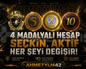4 MADALYA - YEŞİL FAKTÖR - 10+ YILLIK HESAP!