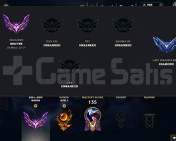 EUW MASTER 65 WR 20 LP HESAP / 1000LP MMR