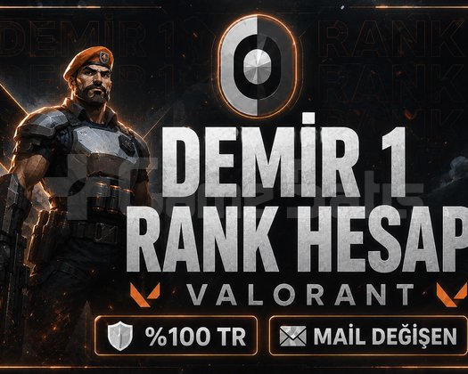 DEMİR 1 LOW ELO MAİL DEĞİŞEN TR HESAP FRESH IRON 1
