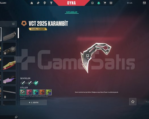 VCT 2025 KARAMBİTLİ HESAP