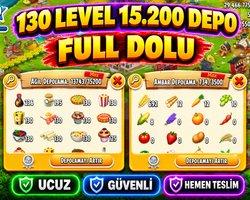 130 Level 15.200 ağıl hesap KAMPANYALI UYGUN FİYA