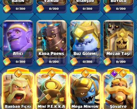 2121 Seviye Clash Royale hesabı