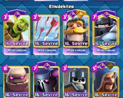 2121 Seviye Clash Royale hesabı