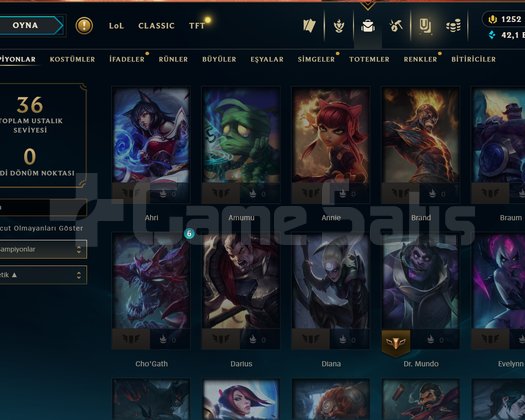 EUW 63 WR DIAMOND 4 ELLE KASILMIŞ HESAP