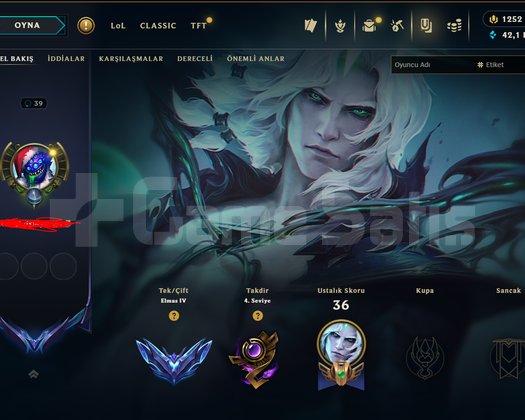 EUW 63 WR DIAMOND 4 ELLE KASILMIŞ HESAP