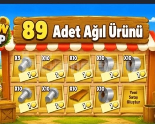 89 adet ağıl yükseltme malzeme+hesiyeli