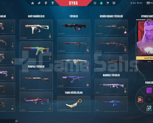 40K VP YATIRILMIŞ MAİNLEMELİK BOL SKİNLİ HESAP