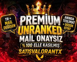 TR - PREMİUM 5 MAÇ UNRANKED - MAİL ONAYSIZ!