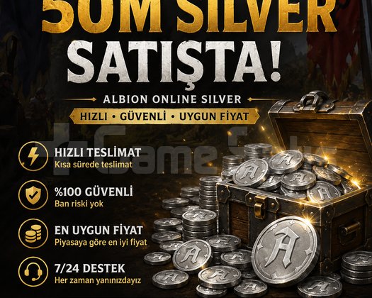 ALBİON ONLİNE 50N SİLVER EU