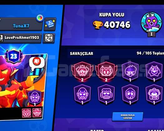 EMEKTAR BRAWL STARS HESABI