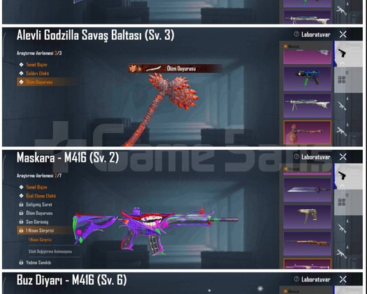 ÇİFT M4 MASKARA 2 LVL BUZ 6 LVL 65 DS 52 COLL