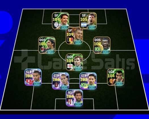 KG 3238 3 BOMBACI+HAZARD+PELE+COSTA+VANDİJK