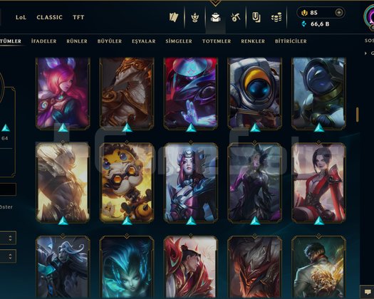 TR / 660 LEVEL / 175 SKİN / FUL HERO +MAİL