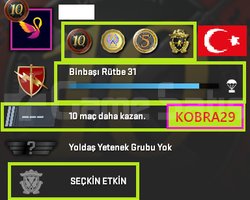 TR HESAP+ FACEİT+ 4 MADALYA 45 WİN 263 SAAT