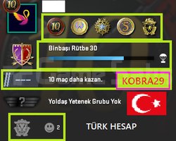 TR HESAP+FACEİT+5 MADALYA 224 WİN 500 SAAT SEÇKİN