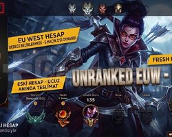 EUW - FRESH HESAP 64 K MAVİ ÖZ.