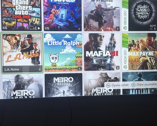 40 adet Xbox oyun